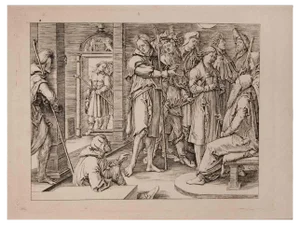After Lucas Van Leyden, Joseph, Burin Print, 19th-Century