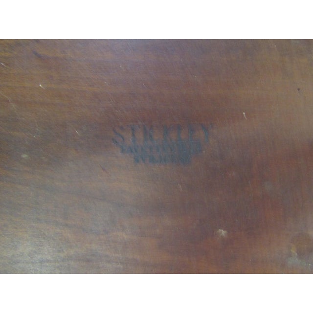 Brown Stickley Solid Cherry Windsor Comb Back Chair For Sale - Image 8 of 8
