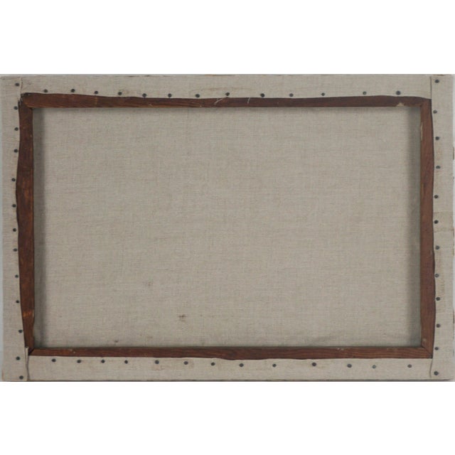 1930s Early 20th Century Original Southern California Landscape -- Eucalyptus Grove by Andrew Boardo Lund For Sale - Image 5 of 5