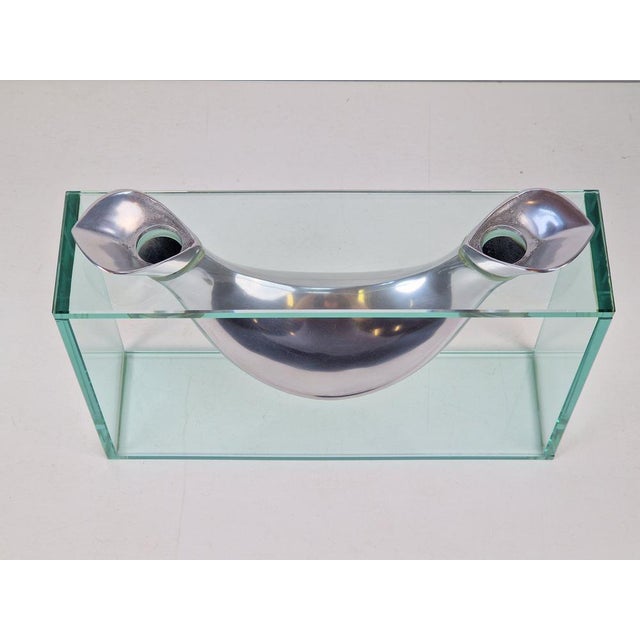 Vase in Glass by Lisa Mori, 1980s, Set of 4 For Sale - Image 6 of 18