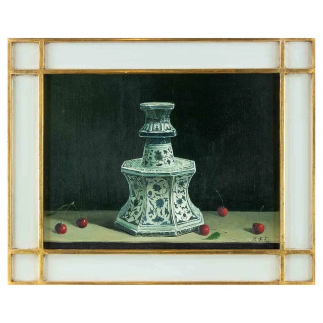 Zhang Wei Guang, Red Points, Oil on Canvas, 2010s For Sale