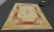 1950s Vintage Tan Floral Aubusson Tapestry Area Rug Made in France - 8′6″ × 11′7″ For Sale - Image 5 of 12