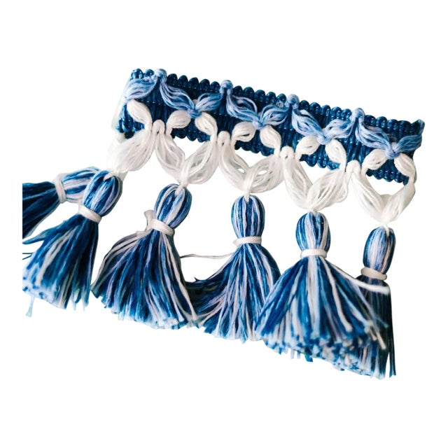 Evening in Byzantium 3.5" Tassel Trim Navy Sample For Sale