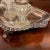 English 19th Century Sheffield Pen Tray With Crystal Inkwells - 3 Pieces For Sale - Image 3 of 7