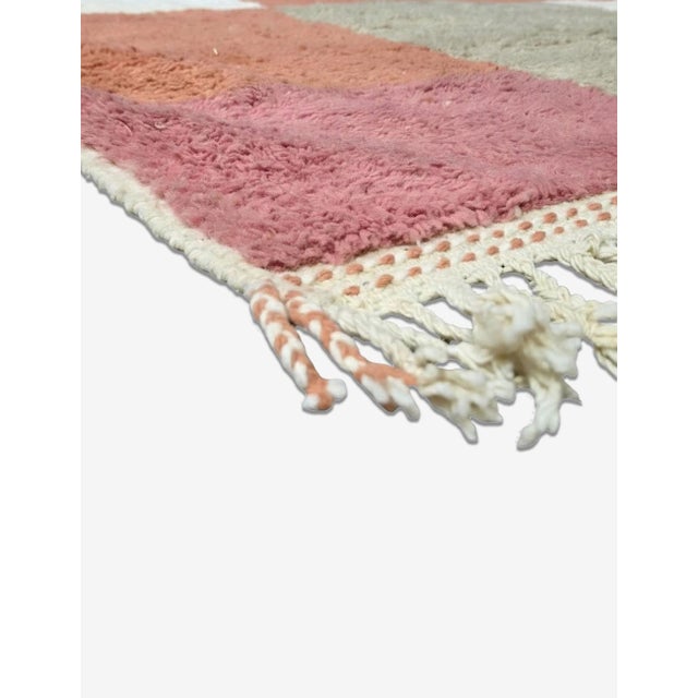 Contemporary Moroccan Color Blocks Rug - 9.8 X 7 Ft For Sale - Image 3 of 6