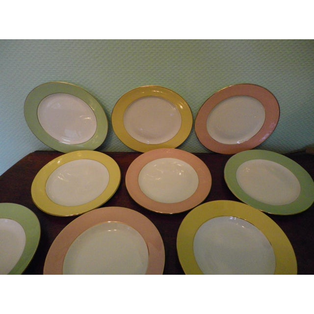 Prestige Plates from Lamandinoise, 1950s, Set of 12 For Sale - Image 16 of 18