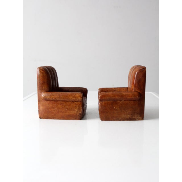 Mid-Century Club Chair Bookends For Sale - Image 4 of 10