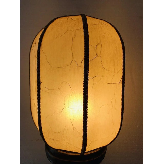 Antique Mid 19th Century Chinese Standing Electrified Floor Lamp With Shade For Sale - Image 12 of 13