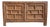 Antique Brick Elm Sideboard For Sale