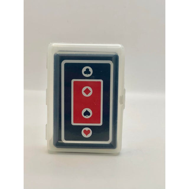 1960s Vintage Black & Red Playing Cards For Sale - Image 5 of 12