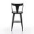 Four Hands Ripley Bar Stool - Black Oak For Sale In Austin - Image 6 of 10