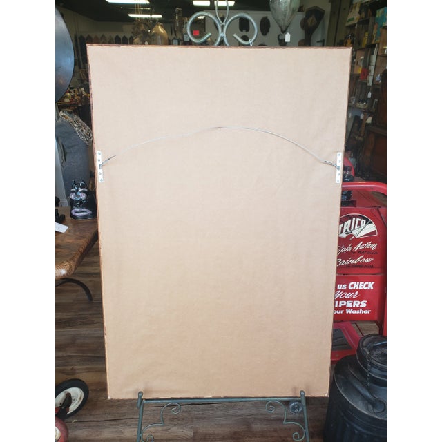 Original Antique 1903 Art Nouveau Framed Satin Skin Powder & Skin Cream Advertising Litho Poster For Sale - Image 9 of 10