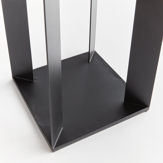 Illuminate the evening with the energy of the sun. The Hanley Solar LED Lantern is a contemporary lantern designed with a...