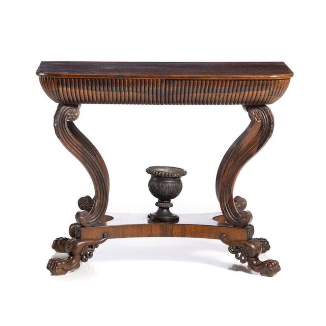 Coffee Table with Flower Stand in Fine Wood, 19th Century For Sale - Image 6 of 6