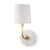 Stone Regina Andrew Camilla Flower Bent Arm Sconce For Sale - Image 7 of 7