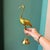 1970s Vintage Pair of Brass Etched Crane Statues For Sale - Image 5 of 7