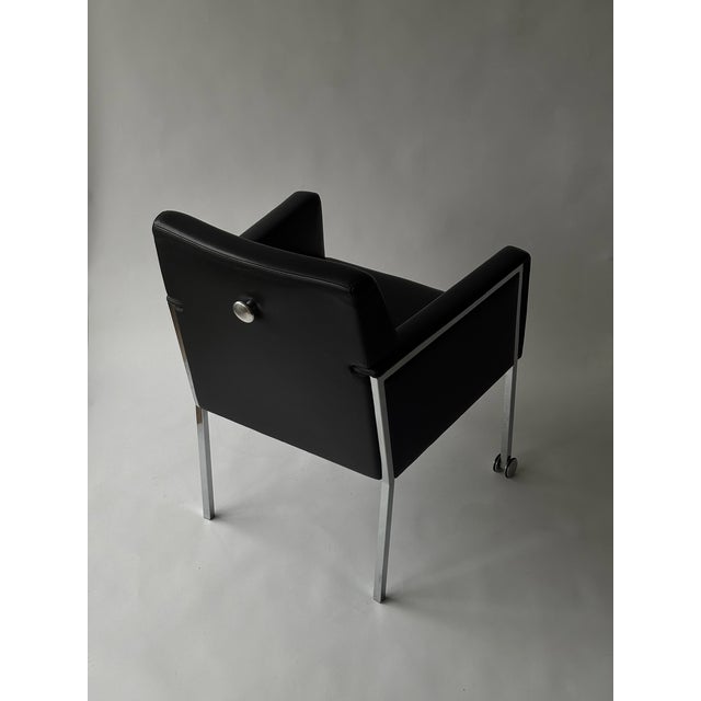 Steel Chair by Enrico Franzolini for Moroso, 1990 For Sale - Image 3 of 7