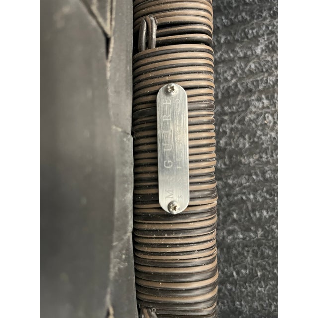 39 H x 24 Deep with Seat at 29H and 16 W Set of 7 Rattan Mc Guire Barstools In great condition , Genuine Mcguire still in...