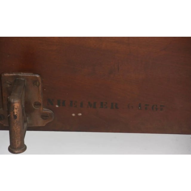 Bernheimer Collection Antique Eastlake Victorian Carved Walnut and Burl Wood Queen Size Bed, Circa 1880s For Sale - Image 10 of 11