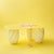 Medium-Height Candy Coffee Table with Plain Glass Top by Studio Berg For Sale - Image 15 of 15