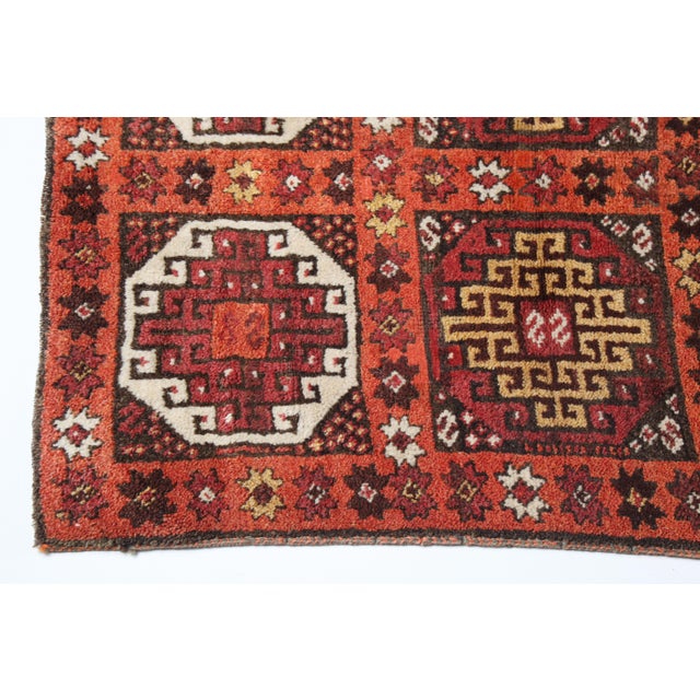 Antique Konya Rug Hallway Runner – Tribal Geometric Masterpiece Runner Rug -3' 6'' X 13' For Sale - Image 12 of 14