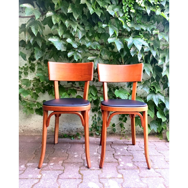 Vintage Bistro Chairs from Baumann, 1960s, Set of 2 For Sale - Image 10 of 10