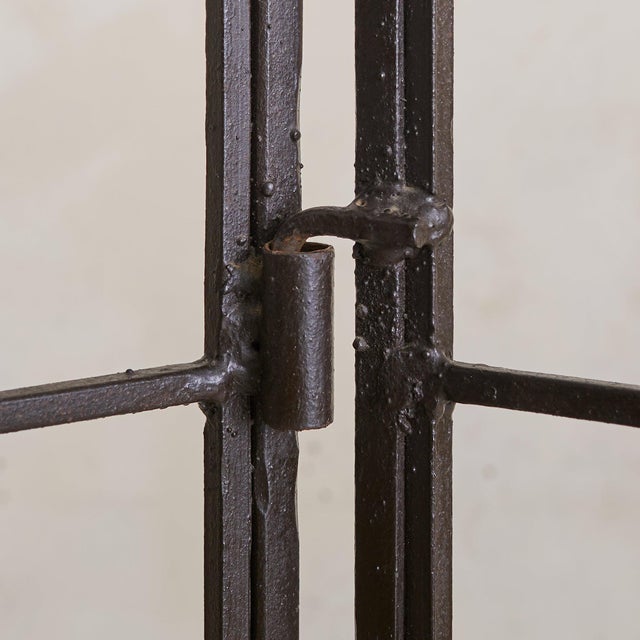 French Wrought Iron Room Divider by Jean Touret for Atelier de Marolles, 1950s For Sale In Chicago - Image 6 of 11