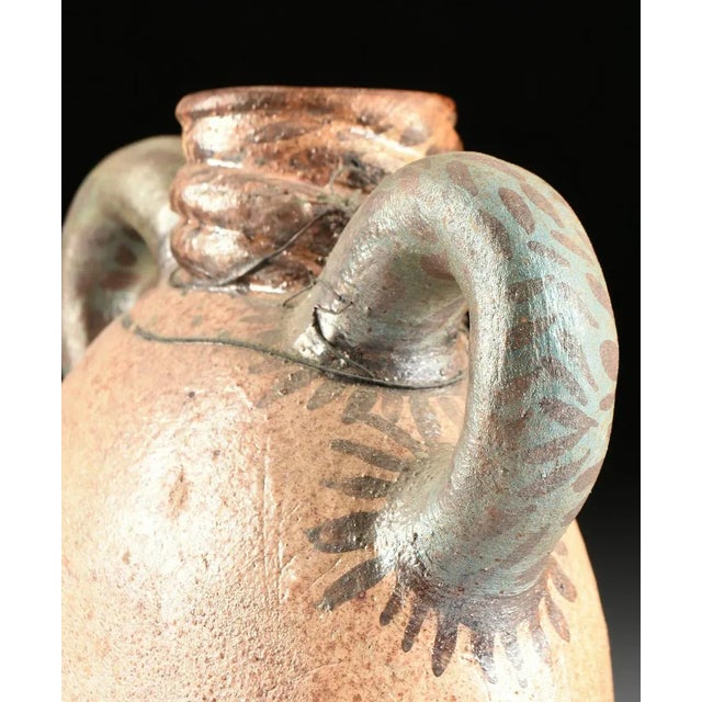 Dennis W. Smith Glazed Ceramic Vessel For Sale In New York - Image 6 of 7