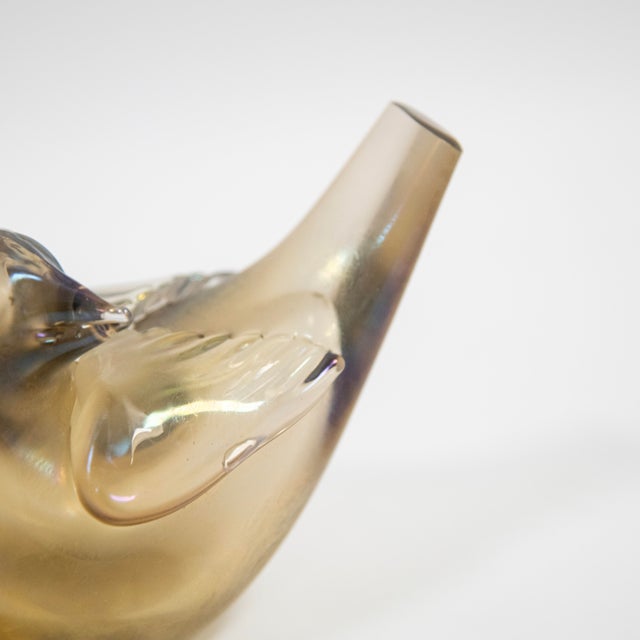 1950s Glass Bird by Tyra Lundgren for Venini, 1955 For Sale - Image 5 of 8