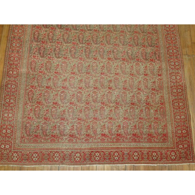 19th Century Antique Persian Dorokhsh Rug - 5'3" x 7'1" For Sale - Image 5 of 7