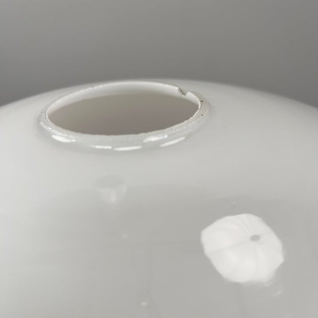Large Radiohus Pendant Lamp in White Glass by Vilhelm Lauritzen for Louis Poulsen, 1950s For Sale - Image 10 of 12