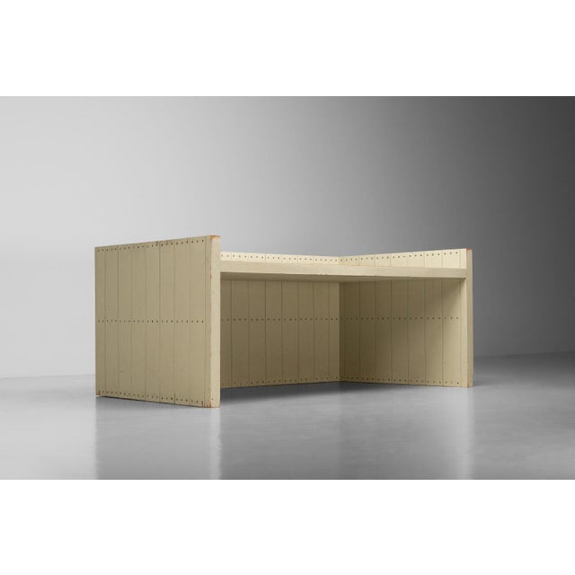 Gold Writing Table by Jan De Jong, Best, Netherlands, 1974 For Sale - Image 8 of 18