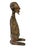 Vintage African Dogon Bronze Figure of a Seating Male Mali 5" H For Sale - Image 4 of 7