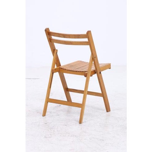 Folding Chairs in Birch from C.T.C., Set of 4 For Sale - Image 16 of 18
