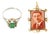Ring and Medal in 19.2k Gold, Set of 2 For Sale