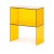 Modern Yellow Lucite Side Table For Sale - Image 4 of 4