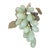 Vintage MCM Stone Green Grape Cluster & Leaves For Sale