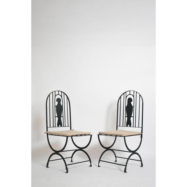 Wrought Iron Bird Cage Chairs, 1960s., Set of 2 For Sale - Image 6 of 6