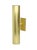 Mid-Century Modern Pair of Contemporary ‘Terra’ Sconces in Satin Brass For Sale - Image 3 of 3