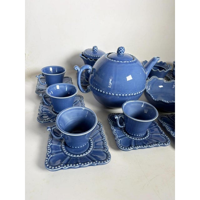 Vintage French Tea Set, 1970, Set of 23 For Sale - Image 4 of 17