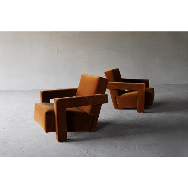 1990s Utrecht 637 Lounge Chairs by Gerrit Rietveld for Cassina, 1990s, Set of 2 For Sale - Image 5 of 10