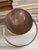 Vintage Silverplate Brass Petite Ice Bucket With Swing Handle For Sale - Image 11 of 12