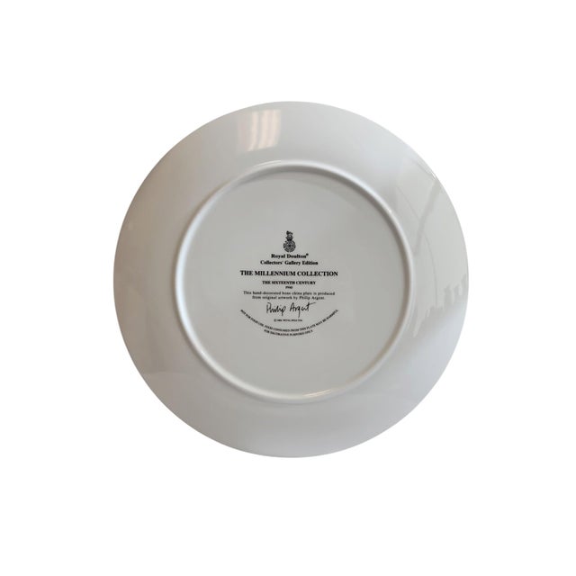1990s Royal Doulton Millennium Collection Cabinet Plates - A Trio For Sale - Image 5 of 7