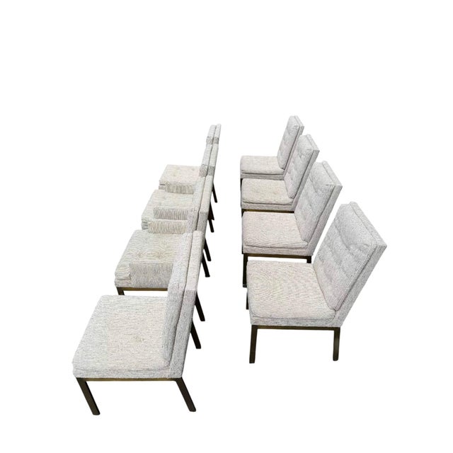 DIA - Design Institute America Late 20th Century Milo Baughman for Design Institute America Dining Chairs - Set of 8 For Sale - Image 4 of 11