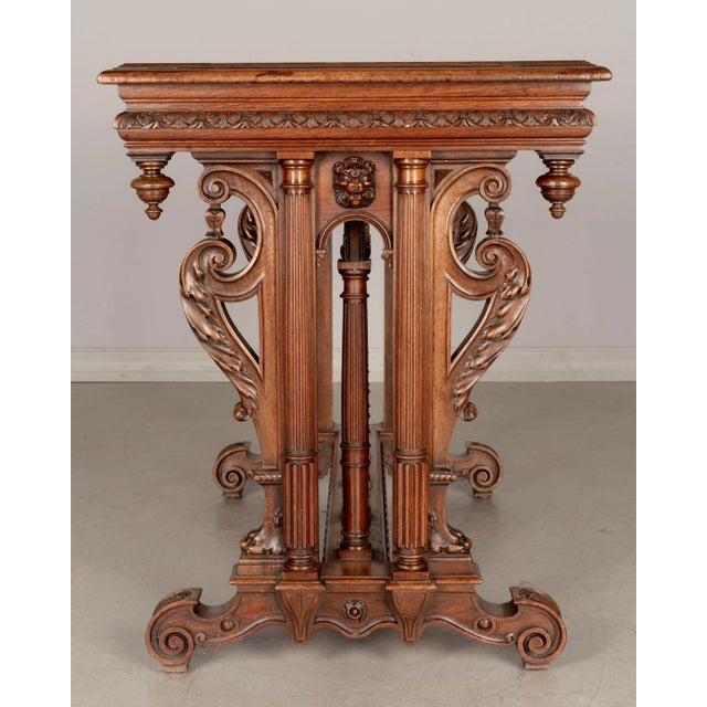 Louis XIII Style French Walnut Side Table For Sale In Orlando - Image 6 of 10