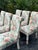 Set of 6 Vintage Floral Upholstered Parsons Chairs For Sale - Image 4 of 12