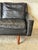 Black Leather Loveseat Mid-Century Modern 1960s For Sale - Image 9 of 11