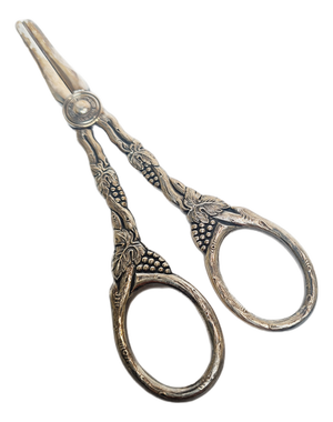 Danish Art Nouveau Grapes Scissors, 1920s