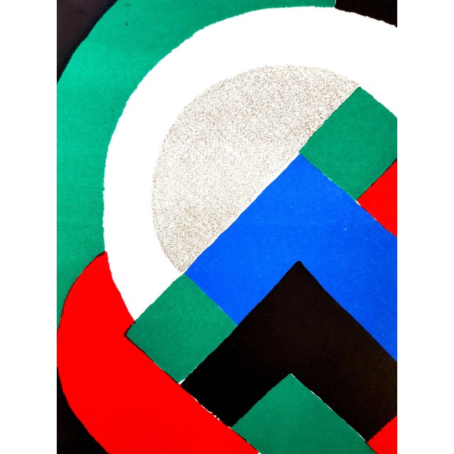 Sonia Delaunay - Composition - Original Lithograph 1972 For Sale - Image 3 of 5