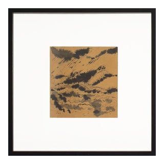 1956 Landscape Ink Painting by James Doversberger For Sale